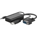 Adapteris VGA → HDMI + USB 2.0 + 3.5 (K-L-K-K) Goobay 